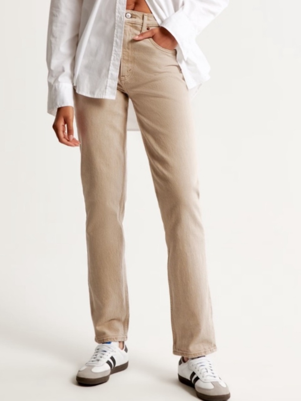 Abercrombie and fitch the 90’s straight ultra high rise jeans